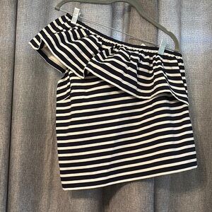 Striped Off-Shoulder Top